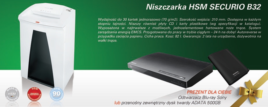 niszczarka hsm b32 niszczarka hsm b32