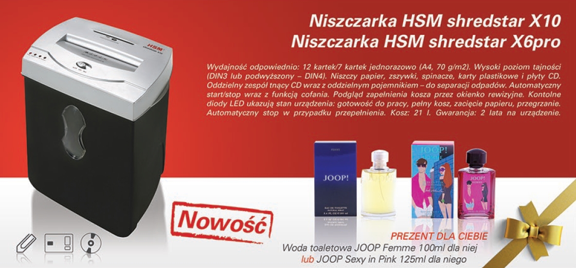 niszczarki hsm x10 x6 pro niszczarki hsm x10 x6pro