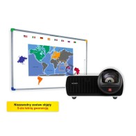Zestaw interaktywny - Tablica DualBoard 1289 + projektor SONY VPL-SW 125 + uchwyt ścienny