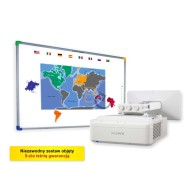 Zestaw interaktywny - Tablica DualBoard 1279 + projektor SONY VPL-SX630 + uchwyt ścienny SONY