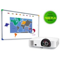 Zestaw interaktywny - Tablica DualBoard 1279 + projektor NEC M260XS + uchwyt ścienny