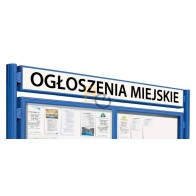 Tabliczki tytułowe do gablot Vitincom 1000