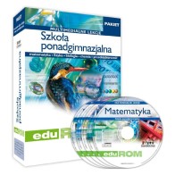 Oprogramowanie EduROM Szkoła ponadgimnazjalna pakiet 5 przedmiotów dla klasy 1 2 3