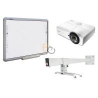 Zestaw interaktywny - tablica Qomo QWB200-BW 88' + projektor Vivitek DX881ST + uchwyt WallMount 1200