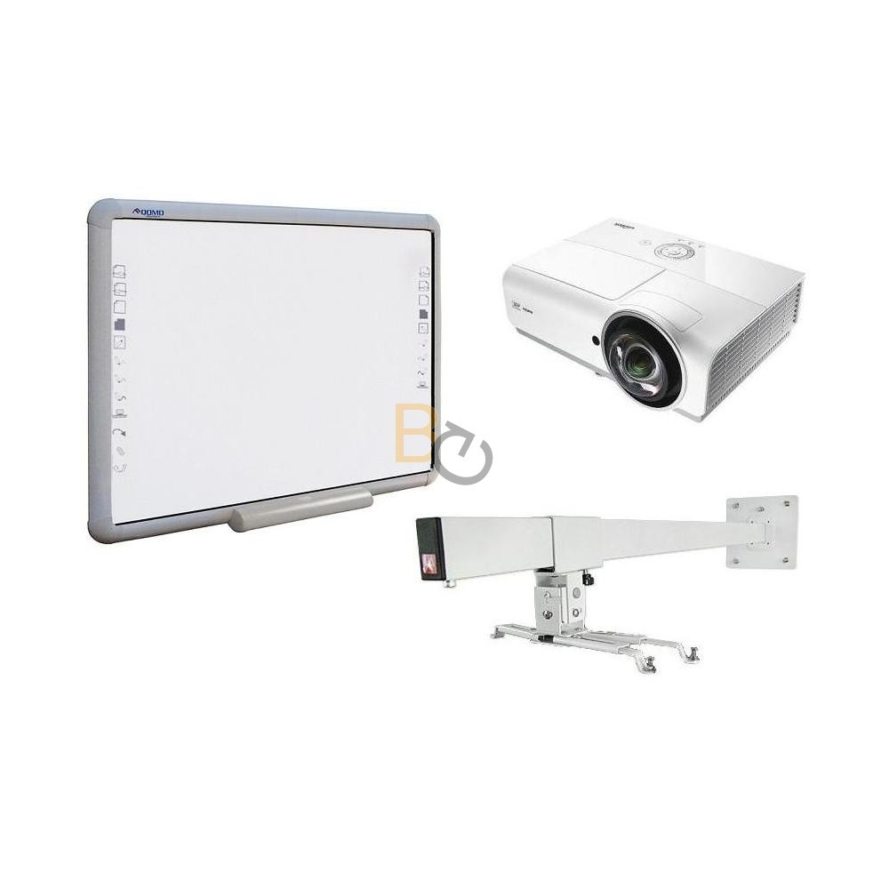 Zestaw interaktywny - tablica Qomo QWB200-BW 88' + projektor Vivitek DX881ST + uchwyt WallMount 1200