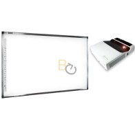 Zestaw interaktywny - tablica Qomo QWB100WSEM-DP 102' + projektor ASK Proxima US1275W + uchwyt dedykowany
