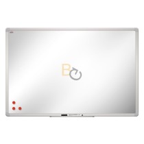 Tablica suchościeralna 2x3 OfficeBoard 60×45cm powierzchnia srebrzysta lakierowana, magnetyczna - rama srebrna