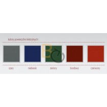 Gablota wewnętrzna 2x3 dwudrzwiowa model 2 180x120 cm - tekstylna