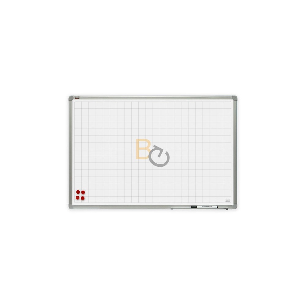 Tablica suchościeralna w kratkę 2x3 OfficeBoard 240x120cm lakierowana, magnetyczna
