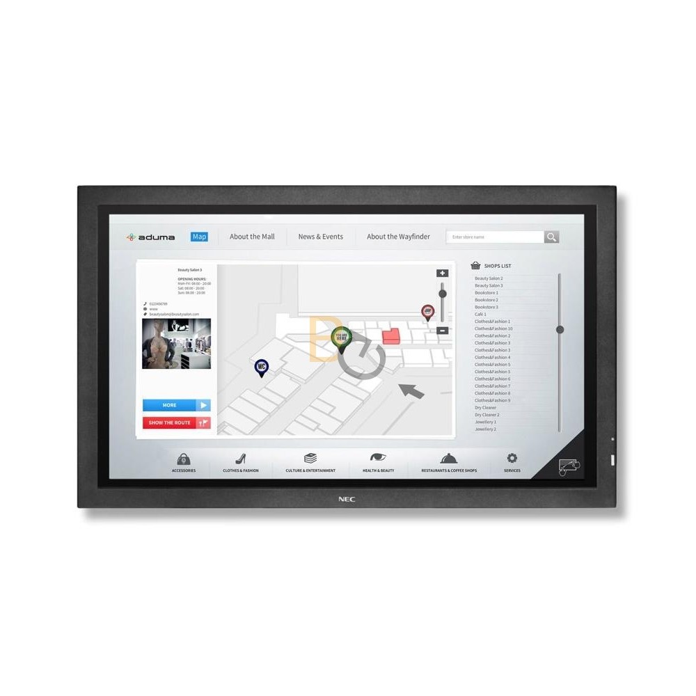 Monitor interaktywny NEC MultiSync P403 SST (ShadowSense)