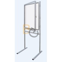 Gablota wewnętrzna 2x3 na stojaku model 1 6×A4 - tekstylna