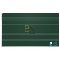 Tablica kredowa 2x3 z nadrukiem w pięciolinię 170×100cm magnetyczna, lakierowana