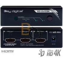 Przełącznik HDMI Key Digital KD-2x1CSK