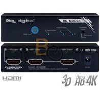 Dystrybutor sygnału HDMI Key Digital KD-1x2CSK