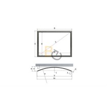 Ekran ramowy Adeo Plano Curved 400x225 cm (16:9)