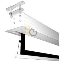 Ekran do zabudowy z napinaczami Viz-art Tension Uran 404x231 cm (16:9)