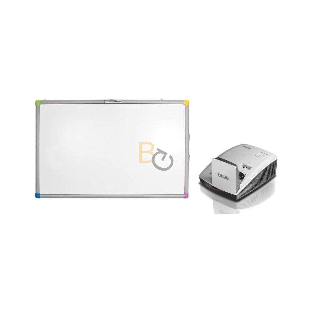 Zestaw interaktywny - tablica interaktywna Interwrite TouchBoard PLUS 1078 + projektor BenQ MX852UST + uchwyt ścienny BenQ