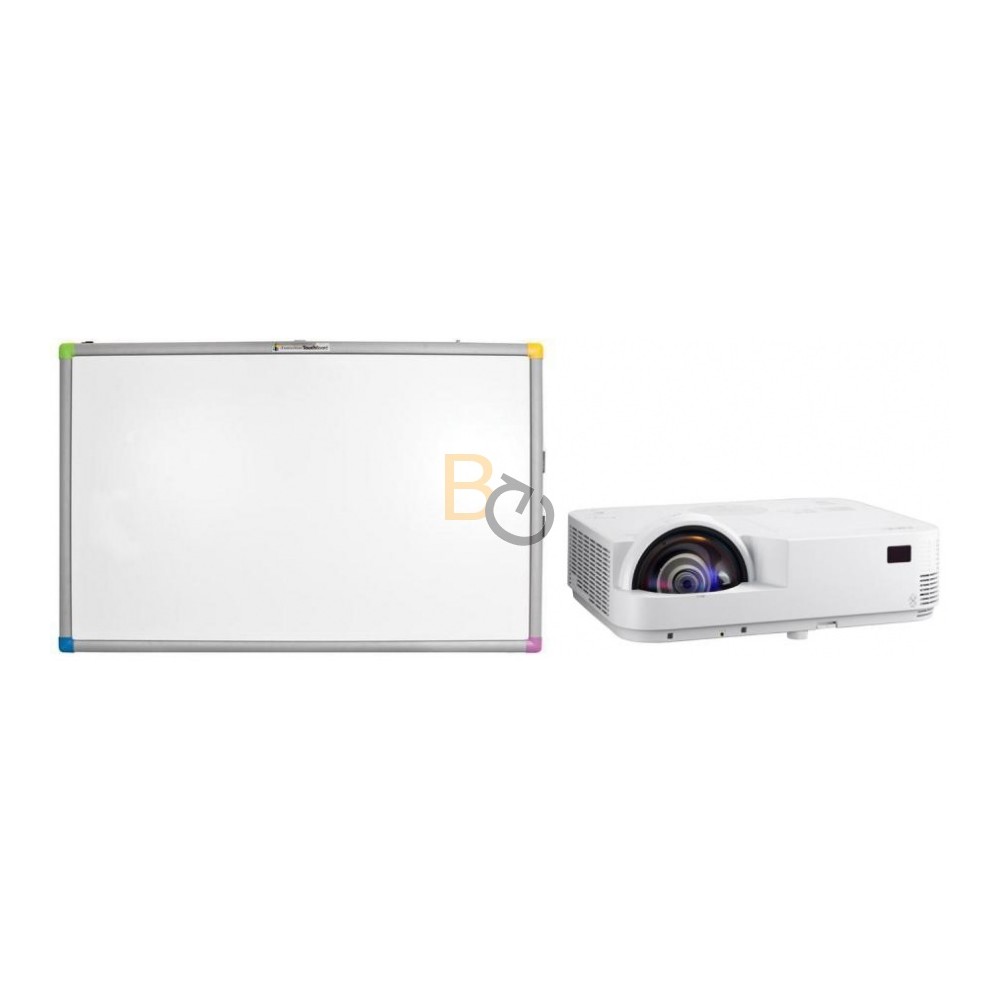 Zestaw interaktywny - tablica interaktywna Interwrite TouchBoard PLUS 1078 + projektor NEC M333XS + uchwyt ścienny