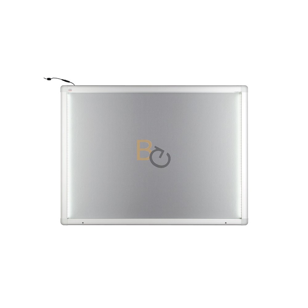 Gablota wewnętrzna 2x3 jednodrzwiowa model 1 90x60 cm - korkowa z oświetleniem LED