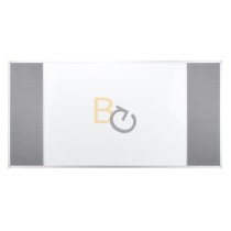 Tablica Combi 3-częściowa 2x3 170x100cm magnetyczna, lakierowana/PinMag