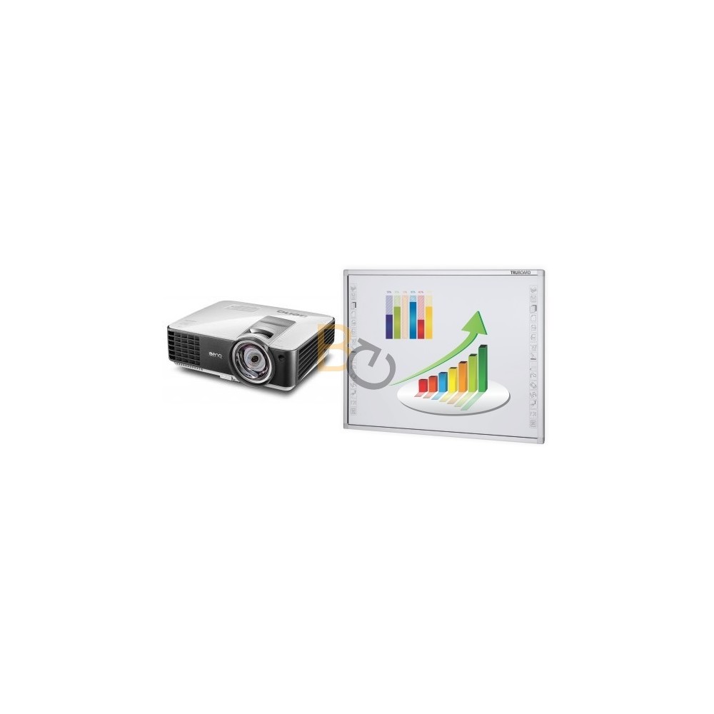Zestaw interaktywny - tablica interaktywna Newline TruBoard IR10-78 + projektor BenQ MX806ST + uchwyt ścienny