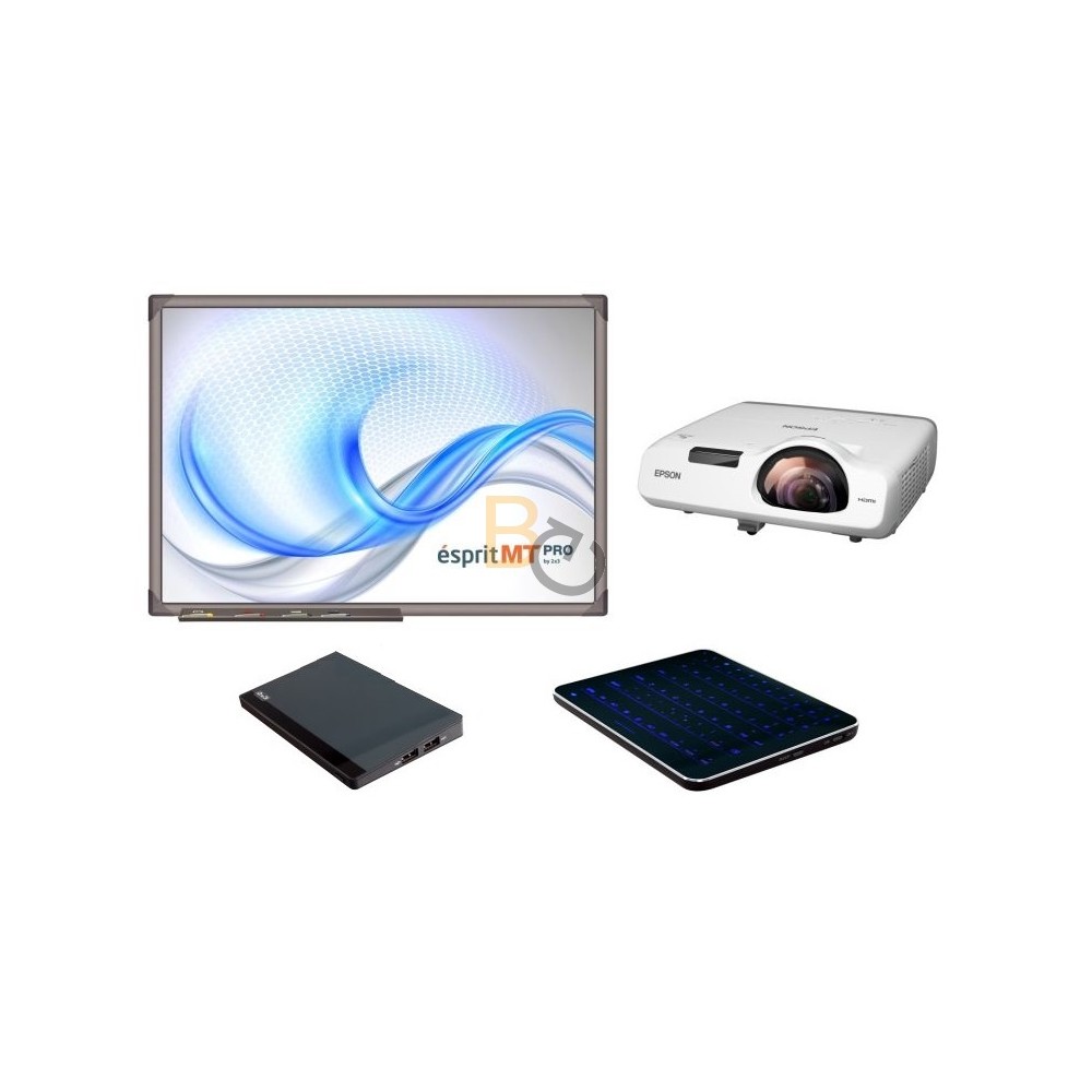 Zestaw interaktywny - Tablica interaktywna Esprit MTP 80" (4:3) + projektor Epson EB-530 + PC mobile + Smart pad