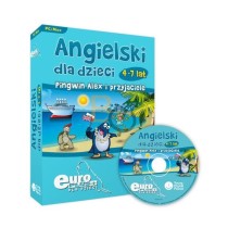 Oprogramowanie do tablic interaktywnych EuroPlus+ Angielski dla dzieci "Pingwin Alex i przyjaciele" 4-7 lat