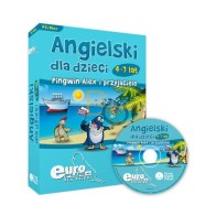 Oprogramowanie do tablic interaktywnych EuroPlus+ Angielski dla dzieci "Pingwin Alex i przyjaciele" 4-7 lat