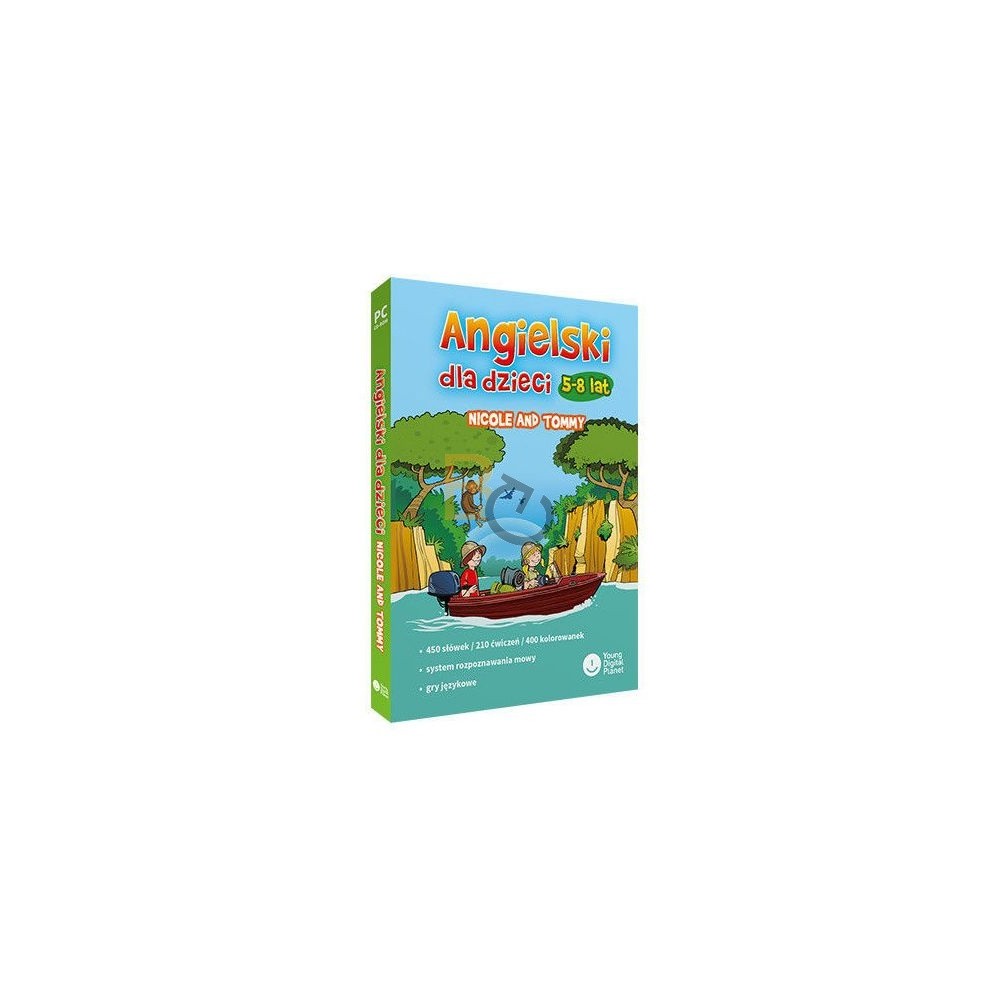 Oprogramowanie do tablic interaktywnych EuroPlus+ Angielski dla dzieci "Nicole and Tommy" 5-8 lat