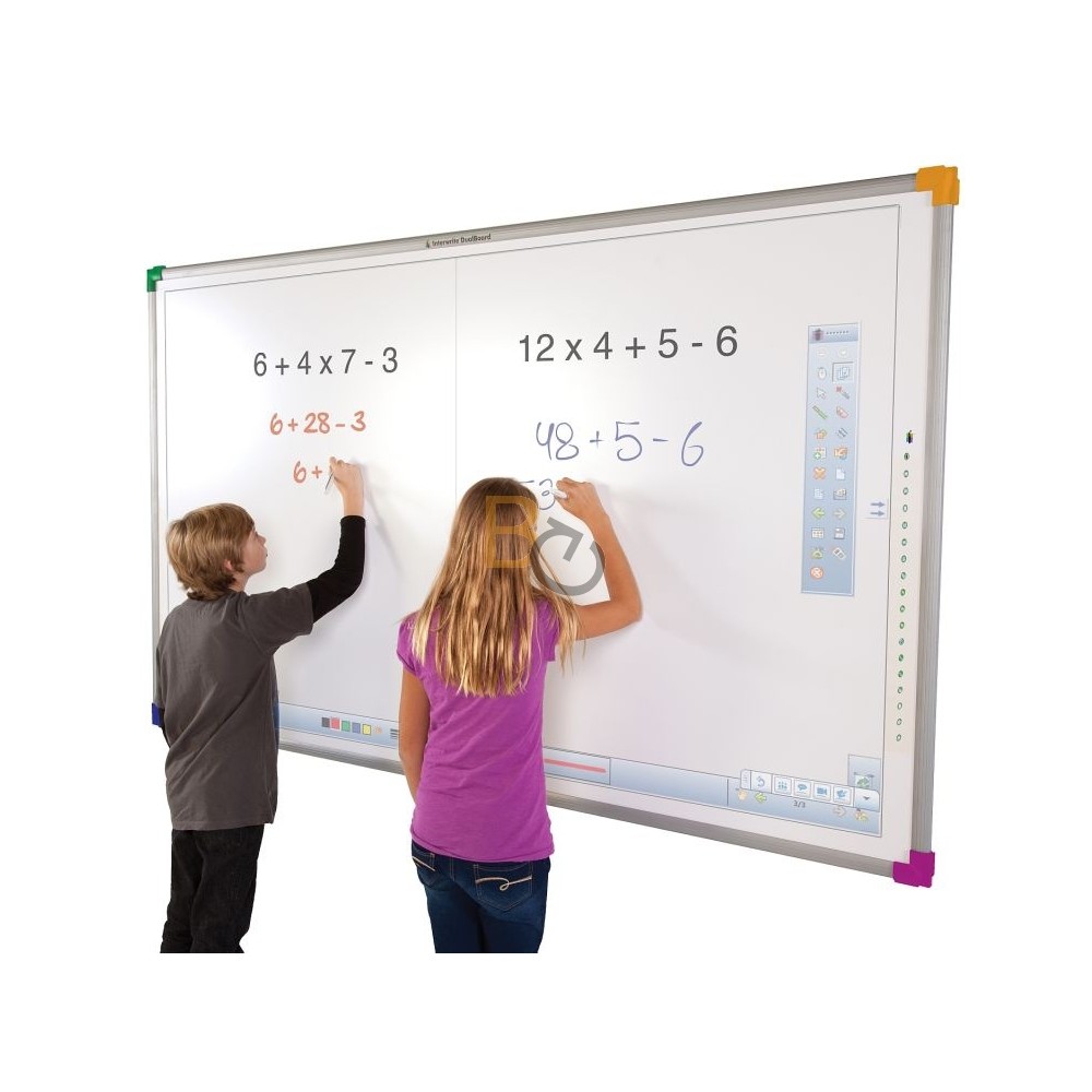 Zestaw interaktynwy - tablica interaktywna Interwrite DualBoard 1297 (16:9) + projektor Sony VPL-SW631 + warianty