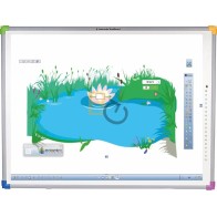 Zestaw interaktywny - tablica interaktywna Interwrite DualBoard 1279 (4:3) + projektor Benq MX825ST + uchwyt