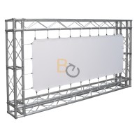 Powierzchnia projekcyjna szybkiego montażu Adeo Eyelet 350x148 cm (21:9)