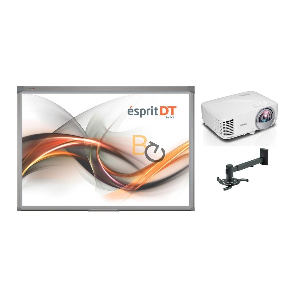 Zestaw interaktywny - tablica interaktywna Esprit Dual Touch 80" (4:3) + projektor Benq MX808ST + warianty