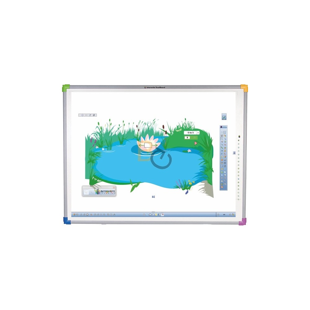 Zestaw interaktywny - tablica interaktywna Interwrite DualBoard 1279 (4:3) + projektor Benq MX808ST + warianty