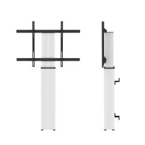 Uchwyt ścienny do ekranu z elektryczną regulacją wysokości PLASMA-W2250SILVER | 42" - 100"