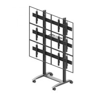 Ściana wideo mobilna, modułowa w układzie 2x3, VWTA2347-L, dla monitorów 42-47", poziom