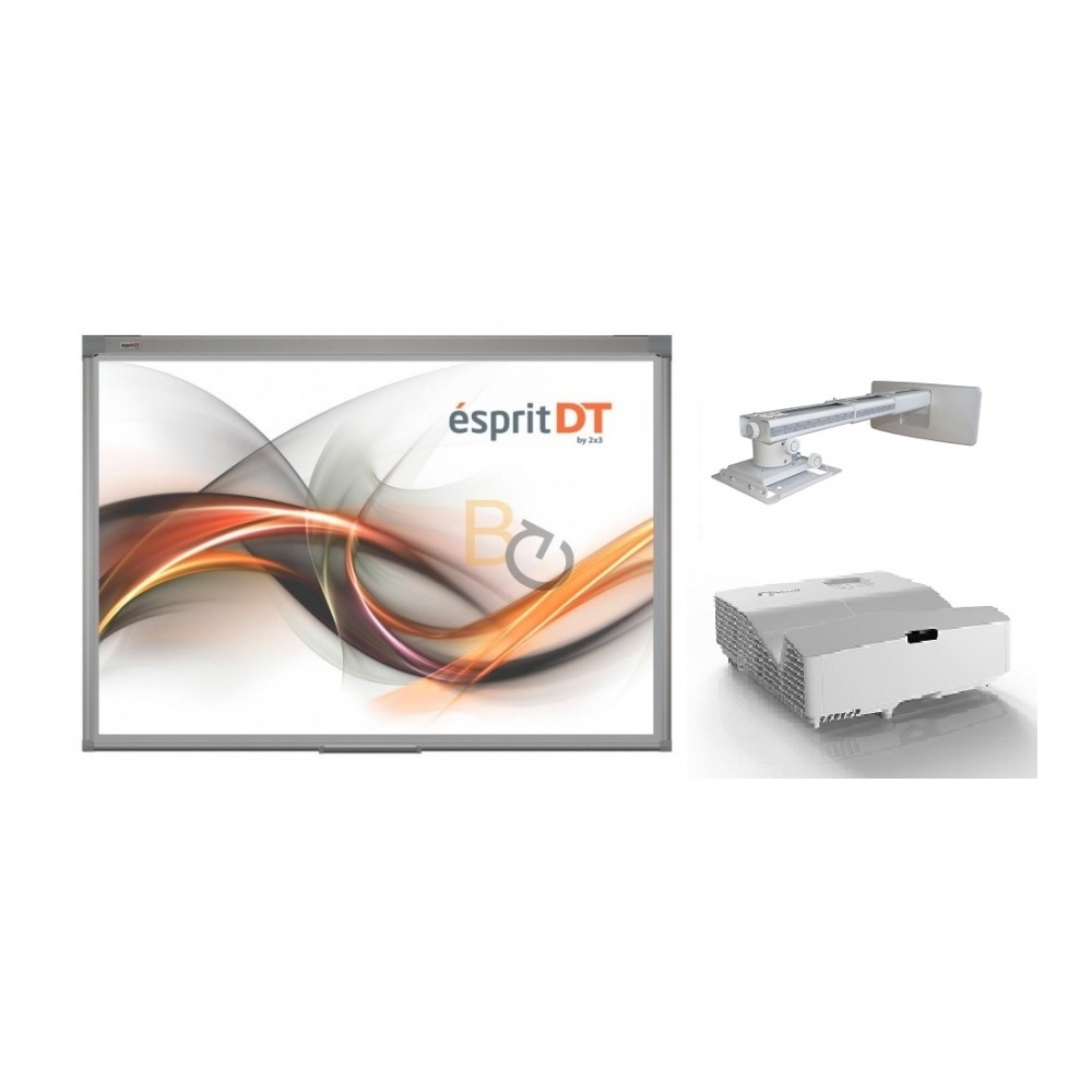 Zestaw interaktywny - tablica interaktywna Esprit Dual Touch 80" + projektor ultra krótkoogniskowy Optoma X330UST