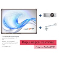 Zestaw interaktywny - Esprit MT PRO + Optoma X309ST + uchwyt Avtek WallMount NEXT 1200 + kabel HDMI 7,5m
