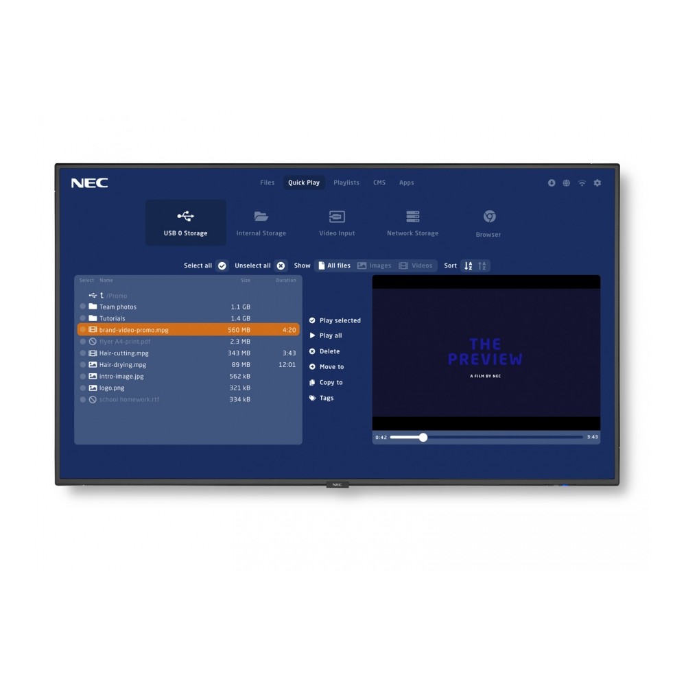 Monitor NEC MultiSync V404-MPI3