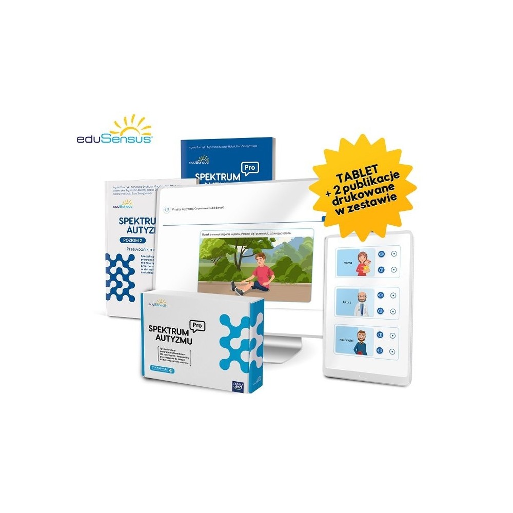 Oprogramowanie EduSensus Spectrum Autyzmu PRO poziom 1