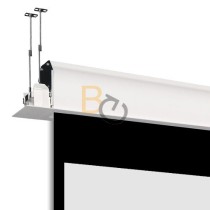 Ekran elektryczny Adeo do zabudowy Inceel BE 290x290 cm format 1:1