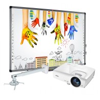 Zestaw interaktywny: Tablica interaktywna Avtek TT-Board 80 Pro + Vivitek DX283-ST + uchwyt + kabel HDMI