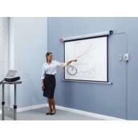 Ekran elektryczny NOBO 165x125 - przekątna 200 cm (4:3)