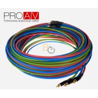 Kabel ProAV Professional Component 3xRCA - 3xRCA  3m