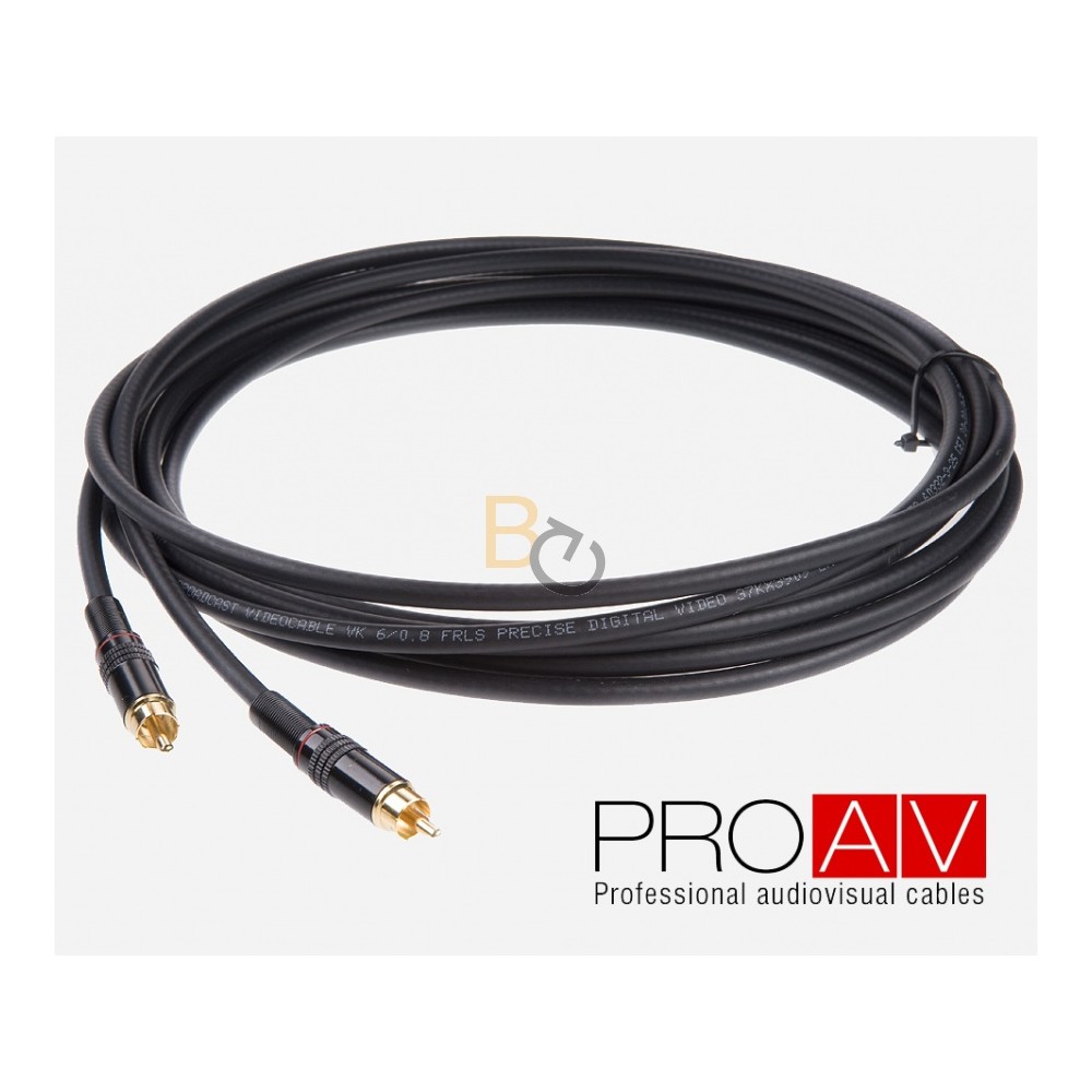 Kabel ProAV Professional Composite 1xRCA - 1xRCA  7M