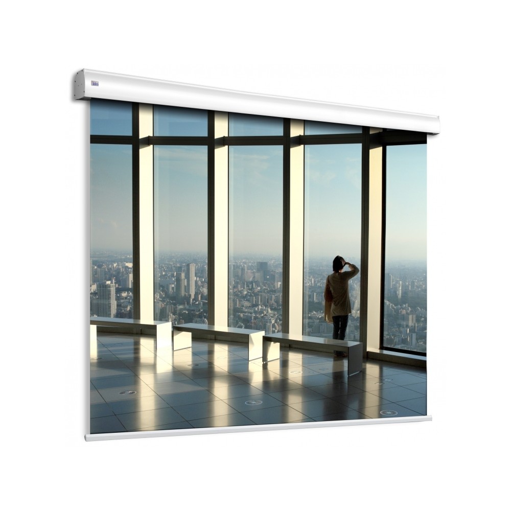 Ekran elektryczny Adeo wielkoformatowy Alumid NOB 450x338 cm format 4:3