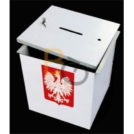 Urna wyborcza metalowa - wysokość 40cm