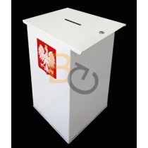 Urna wyborcza metalowa - wysokość 80cm
