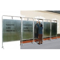 Tablica wyborcza 1000 x 1700 mm rurki średnicy Ø 35 mm