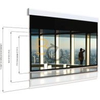 Ekran elektryczny Adeo Multiformat 325 cm